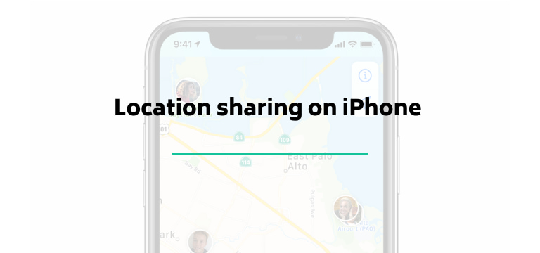 Location sharing on iPhone 
