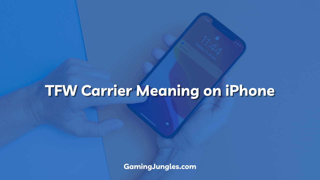 TFW Carrier Meaning on iPhone