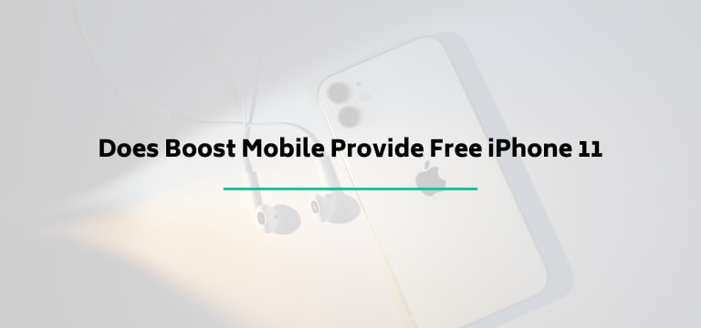 Does Boost Mobile Provide Free iPhone 11
